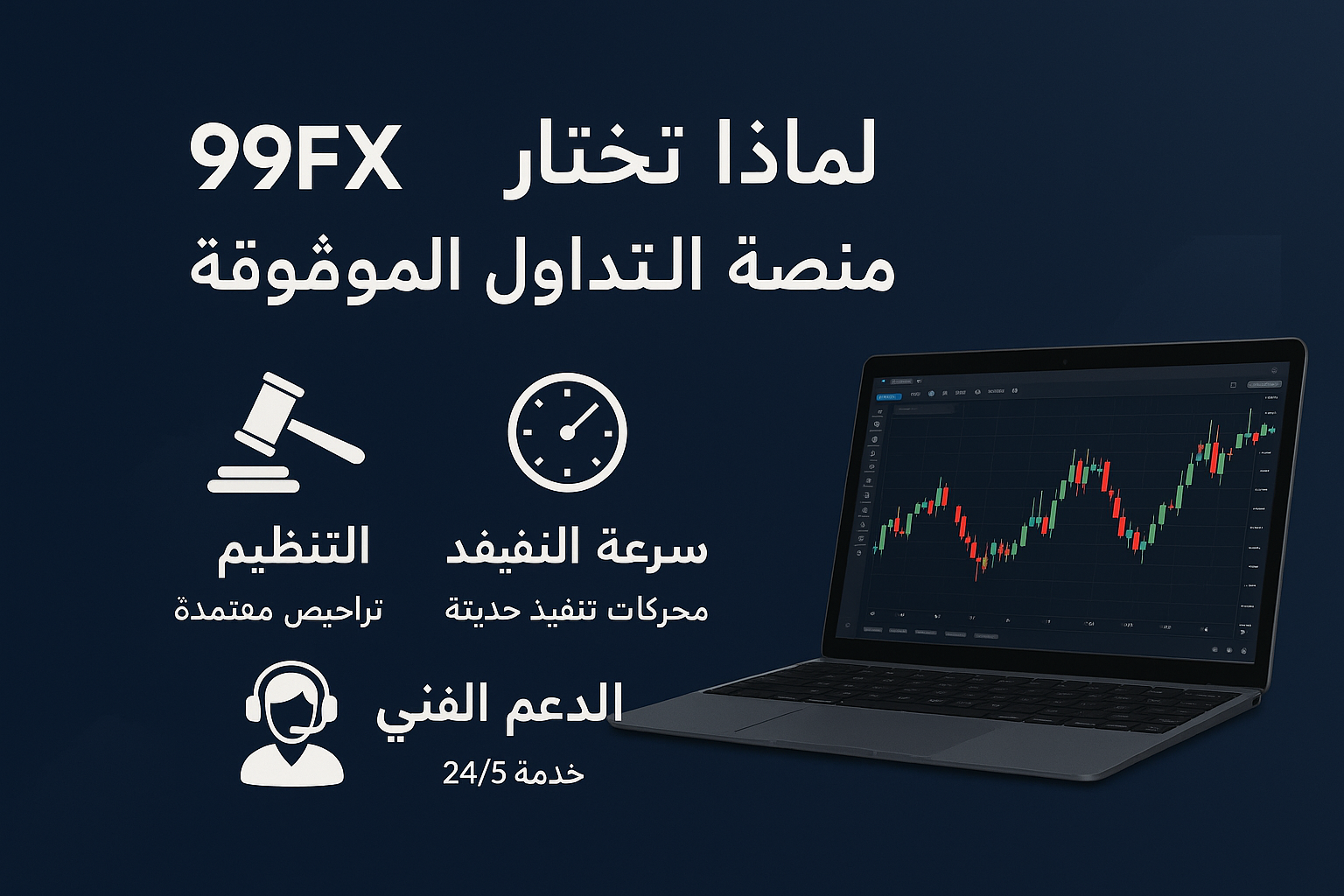 لماذا تختار 99FX: منصة التداول الموثوقة؟